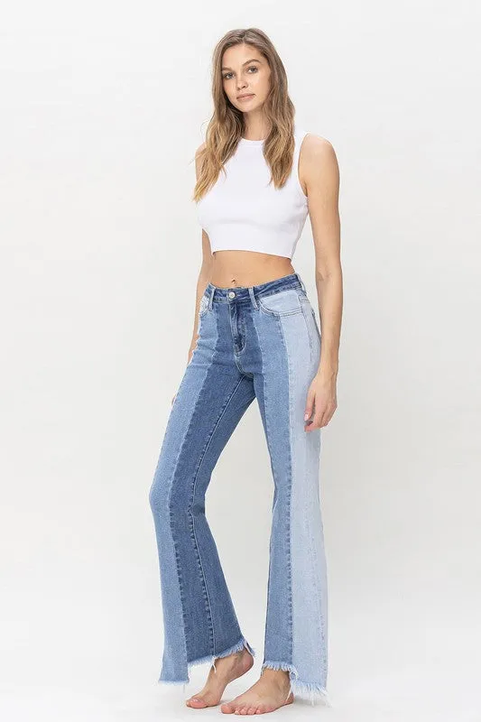 Vervet HR Flares Uneven Raw Hem