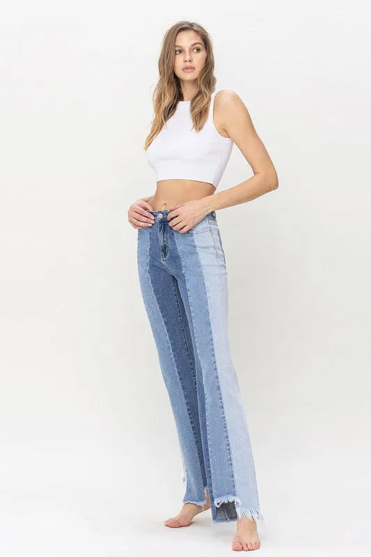 Vervet HR Flares Uneven Raw Hem