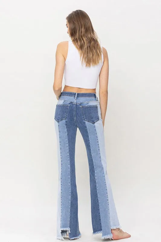Vervet HR Flares Uneven Raw Hem